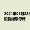 2024年05月28日快讯 中国恒大：清盘人未觅得重组方案，股份继续停牌