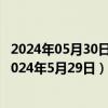 2024年05月30日最新更新今日布伦特原油价格最新查询（2024年5月29日）