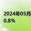 2024年05月30日快讯 COMEX黄金期货收跌0.8%