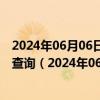 2024年06月06日最新更新黑龙江省哈尔滨市95号汽油价格查询（2024年06月06日）