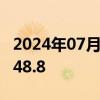 2024年07月03日快讯 法国6月份综合PMI报48.8