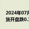 2024年07月09日快讯 富时中国A50指数期货开盘跌0.12%