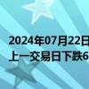 2024年07月22日快讯 在岸人民币兑美元收盘报7.2737，较上一交易日下跌65点