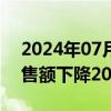 2024年07月23日快讯 周大福：第二季度零售额下降20%