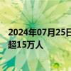 2024年07月25日快讯 应对台风“格美”，福建已转移群众超15万人