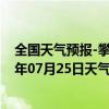 全国天气预报-攀枝花西区天气预报攀枝花攀枝花西区2024年07月25日天气