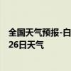 全国天气预报-白沙黎族天气预报白沙白沙黎族2024年07月26日天气