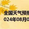 全国天气预报-阿瓦提天气预报阿克苏阿瓦提2024年08月01日天气