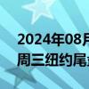 2024年08月02日快讯 离岸人民币兑美元较周三纽约尾盘跌237点