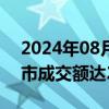 2024年08月02日快讯 开盘半小时，沪深两市成交额达2240亿元