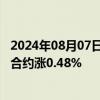 2024年08月07日快讯 国债期货收盘全线上涨，30年期主力合约涨0.48%