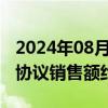 2024年08月13日快讯 远洋集团：前7月累计协议销售额约201.2亿元