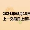 2024年08月13日快讯 在岸人民币兑美元收盘报7.1694，较上一交易日上涨114点