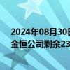 2024年08月30日快讯 雅化集团：子公司拟5500万元收购金恒公司剩余23.9%股权