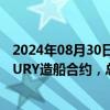 2024年08月30日快讯 中远海控：订立12份COSCO MERCURY造船合约，总价格21.54亿美元