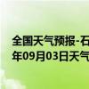 全国天气预报-石家庄桥东天气预报石家庄石家庄桥东2024年09月03日天气