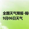 全国天气预报-锡林浩特天气预报锡林郭勒锡林浩特2024年09月06日天气