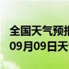 全国天气预报-安县天气预报绵阳安县2024年09月09日天气