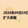 2024年09月19日快讯 挪威央行利率决定发布后，挪威克朗扩大涨幅