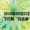 2024年09月25日快讯 中证协拟取消精选名单评价机制，网下打新“白名单”制度落地加速