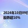 2024年10月09日快讯 创新药板块大幅下挫，香雪制药等多股跌超10%